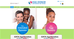 Desktop Screenshot of eggdonorcryobank.com